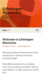 Mobile Screenshot of lifeshaperministries.com